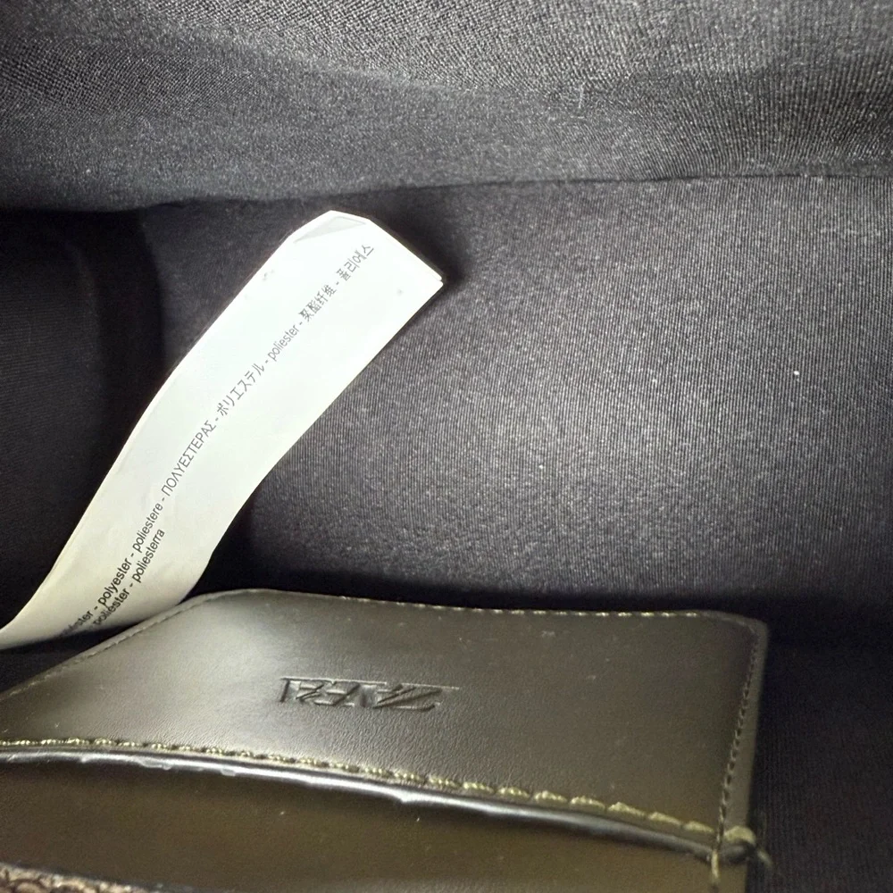 Zara Black and Cream Snakeskin Crossbody Bag - Picture 5 of 6